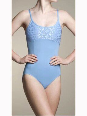 Ainsliewear Tara with Sprig Mesh Leotard in Breeze